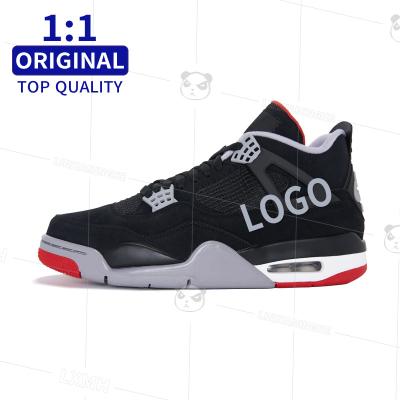 China Cushioning Original Good Quality Air Jordaneliedlys de Zapatillas 4 Retro Multiplied Running Shoes Basketball Style Running Shoes for sale