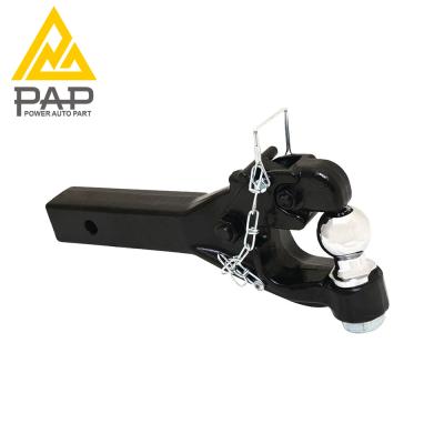 China Used Trailer Truck Manufacturer Direct Selling High Quality Pintle Hook With Hitch Ball Combination Pintle Hook for sale