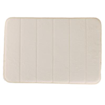 China Modern Popular Beige Bathroom Mat Pleasant Interesting Supple Memory Foam Bath Mats Rugs Carpets for sale