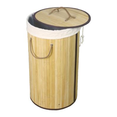 China Neomi's new classic/postmodern home bathroom durable bamboo laundry basket new large large capacity for sale