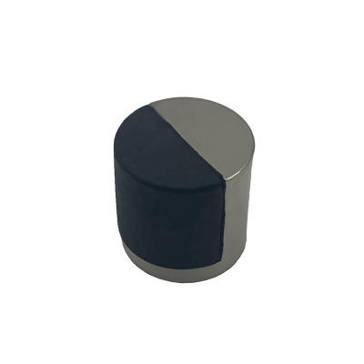 China Durable Zinc Alloy Round Door Floor Stopper With Rubber Bumper for sale