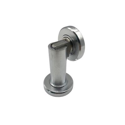 China Modern Magnetic Door Stop With Screws , Strong Magnetic Door Hook To Wall Zinc Alloy Floor for sale