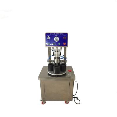 China BZX Semi Automatic Food Twist Off Cap Vacuum Machine Glass Jar Vacuum Capping Capping Machine for sale