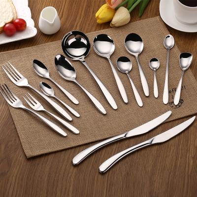 China Sustainable Western Style SS304 Kitchen Cutlery For Household&Hotel&Restaurant for sale