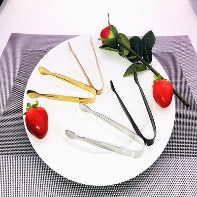 China Viable Colorful Manual Ice Tongs Stainless Steel Tong Kitchen Gadget Sugar Tong for sale