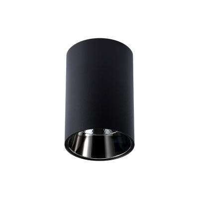 China Wholesale 15W Hotel Home Outdoor Mounted Miniature Dimming Anti-glare Round Black Cylinder Led Downlight Outdoor Mounted for sale