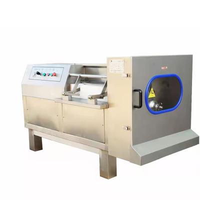 China Factory fresh meat cube die cutting machine frozen bone saw meat dicing machine for sale