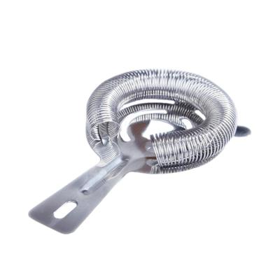 China Sustainable Bar Tools Stainless Steel Mirror Cocktail Strainer Bar Strainer for sale