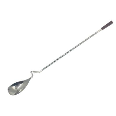 China Sustainable Long Handle Barspoon, cocktail barspoon, coffee stainless steel spoon for sale