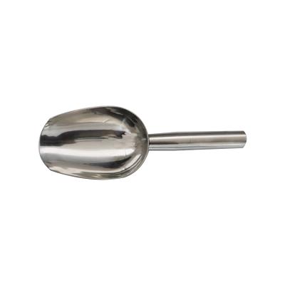 China Sustainable Stainless Steel Ice Shovel Bar Tool Rice Shovel Cocktail Shovel for sale