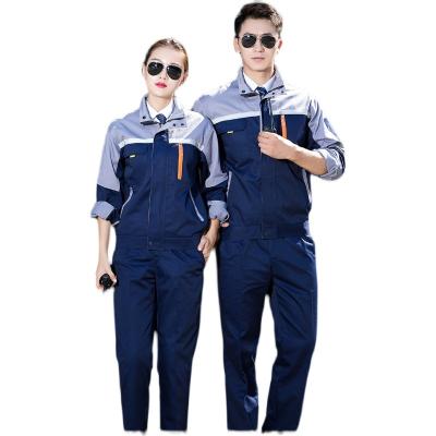 China Cotton Spring Autumn Workwear Auto Repair Work Cloth Safety Worker Wear-Resistant Uniforms for sale