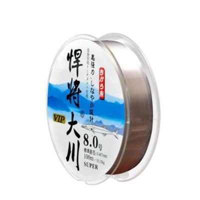 China High Quality High Tensile Strength 100m Nylon Outdoor Braided Fishing Line for sale