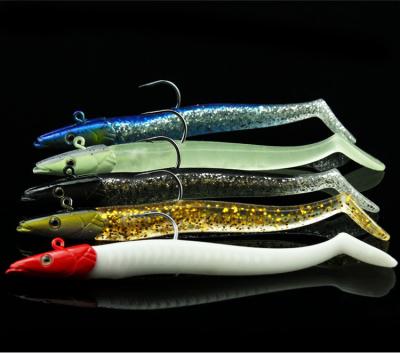 China Double Hooks Improve Chances Of Success Of Fishing Brand Jig Head Soft Lure 22g Plastic Fishing Head Stick Bait Vertical Vib Bait Lure for sale