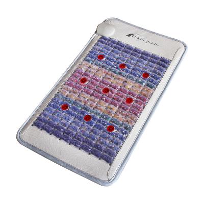 China 7-Gems Therapy Hot Stone Massage Mat Bio Amethyst Mattress Pad LY-001-G9CTNegative Ion Far Infrared Photon Heating for sale