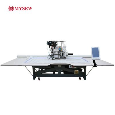 China Garment shops MYSEW MHS901F+1LPD 1+1head computerized automatic industrial embroidery machines for sale for sale