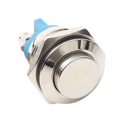 China W01 IP67 16mm 1NO Screw Terminal Momentary High Flush Normally Open Momentary Push Button Switch for sale