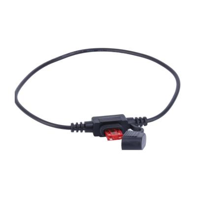 China Airplane Marine Boat Car High Quality 15 Amp Waterproof Black Cable In A Loop DC Mini Inline Fuse Holder Automatic for sale