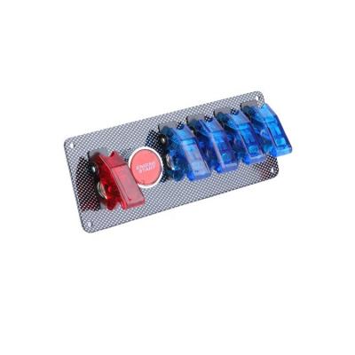 China Exquisite Universal Design 4 &1 LED Long Life Toggle Button & Ignition Switch Panel Red Blue for sale