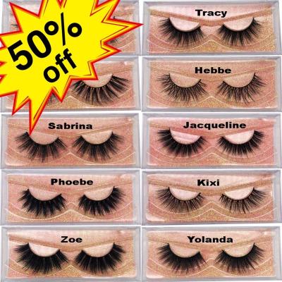 China Recycled 25-30 Times 50% In Stock 3D Flase Mink Eyelashes Eye Lashes 25 Styles Fur Lashes Customize Package Box Thick False Eyelash for sale