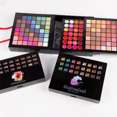 China TuoLiDi Waterproof Cosmetics 177/180 Colors Matte Glitter Eyeshadow Palette Powder Eye Makeup Professional Eyeshadow Make Up Kit for sale