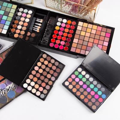 China TuoLiDi Waterproof Professional Makeup Set Organic Glitter Matte Eye Shadow Palette 177 Colors for sale