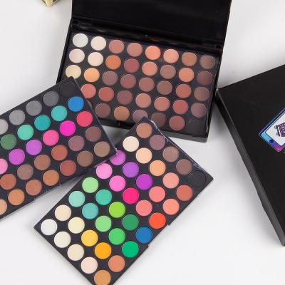 China Custom Popular Style Label Eyeshadow Cosmetics Waterproof Remove Palette 120 Instant Color Dye Eyeshadow Warm Eyeshadow for sale