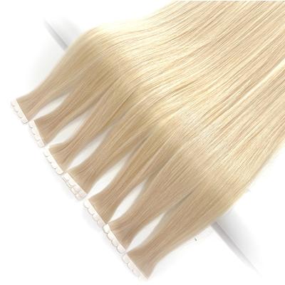 China Hot Selling Indian Remy Pure Virgin Hair Tape Invisible Hair Extensions Double Sided 12