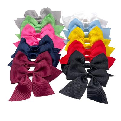 China New Europe America exquisite bow ribbon hair clips set fashion children accessories multicolor alligator hair clips for sale