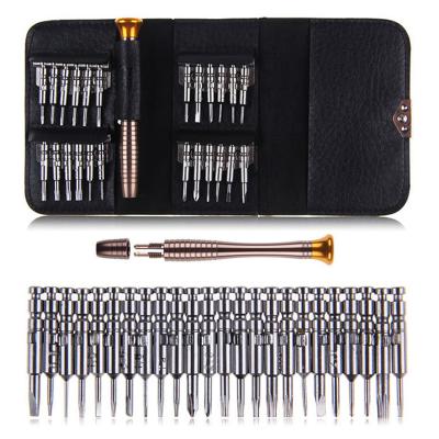 China Multifunctional 25 in 1 Multifunctional Screwdriver Tool Kit for Phone PC Screwdriver Opening Repair Kit for sale