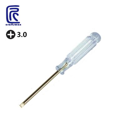 China Durable 3.0 Slotted Precision Flat Head Screwdriver Tip MIni Screw Driver Phone Repair Magnetic Tool for sale