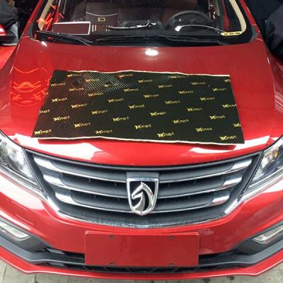 China Noise Reduction Vibration Damping Pads Mixed Material Vehicle Soundproofing Mats for sale