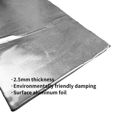 China 2.5mm Automobile damping pad / glossy aluminum vibration reduction / Auto Acoustic Pad for sale