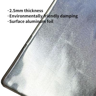 China 2.5mm vibration and noise reduction pad / with glossy aluminum surface / Anti Vibration Mat for sale