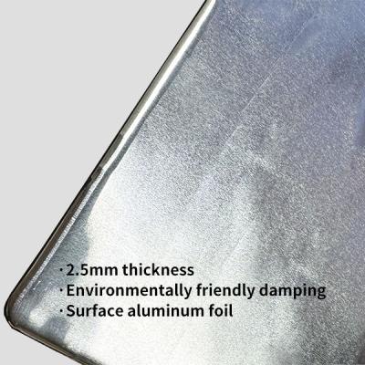 China 2.5mm glossy damping vibration reduction pad / Automotive Sound And Heat Insulation for sale