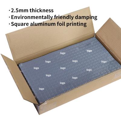 China 2.5mm automobile sound insulation and noise reduction pad / Car Sound Deadening Mat for sale