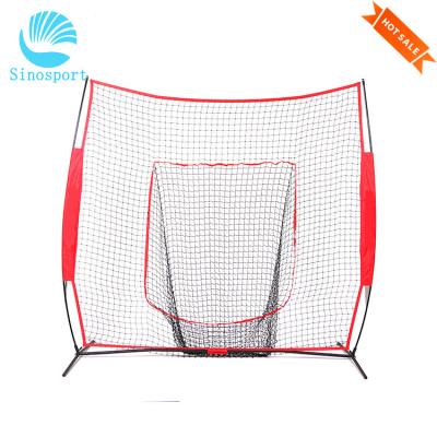 China Eco Friendly Outdoor Practical Baseball 5x5 Wadding Practicing Net , Safety Goal Aid Net High Quality Throwing Set for sale