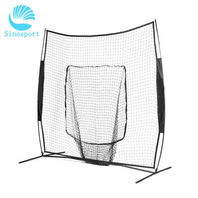 China 420D Oxford or as request 7 x Large Mouth 7 Baseball Training Net Target Goal Safety Net Outdoor Sport High Quality Throwing Product for sale