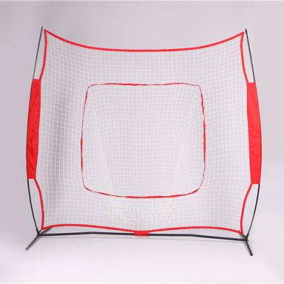 China High Quality Eco-Friendly Folding 7x7 Outdoor Portable Baseball Hitting Net Baseball Practice Hook Target Shot Net for sale