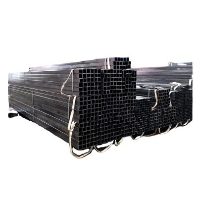 China Structure pipe Astm a500 grade black iron square pipe steel pipe carbon steel tube welded pipe for sale