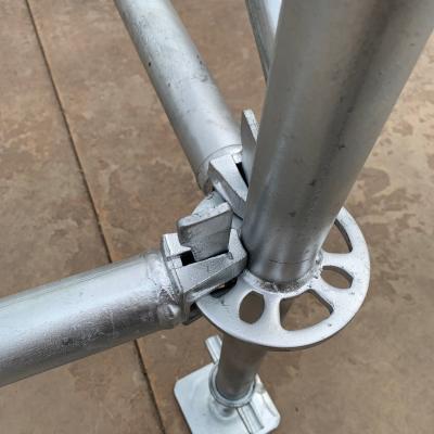 China Traditional Construction Modular Scaffolding Ringlock System Galvanized Treatment for sale