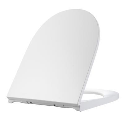 China Slow-end Toilet Seats UF Ware Hot Selling Sanitary Toilet Seat Cover With White Color And Soft End For WC for sale