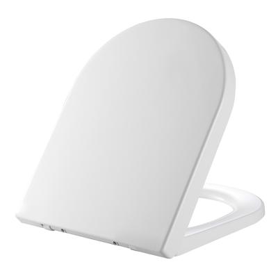 China Professional Bathroom UF U Shape Material White Wall-hung Toilet Seat Cover Slow-end Toilet Seats Design With Soft Hinges WC End for sale