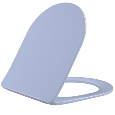 China Slow-end Toilet Seats Family WC Wall Hung Toilet Seat Lid With Slow Down Seat Ring for sale