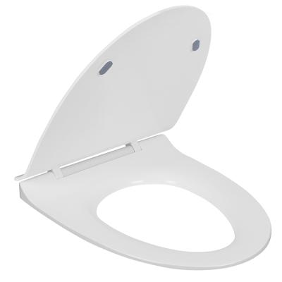 China Slow-end Toilet Seats Family Bathroom UF Slow Seat Ring Plastic Toilet Seat Cover for sale