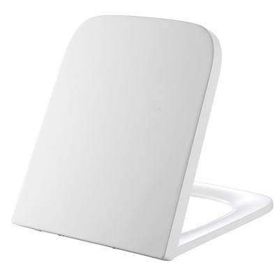 China Slow-end New Bathroom China Top Bathroom Standard Square UF Toilet Seat Lid for sale