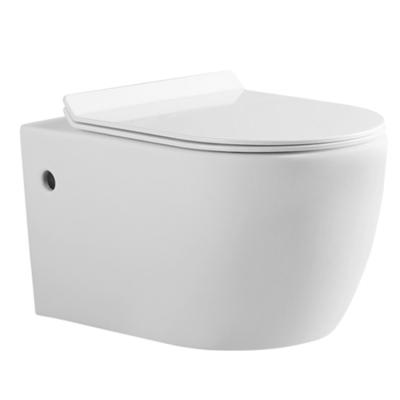 China Concealed Ceramic UF Soft Narrow Wall Mounted Toilet Seat Cover Cistern for sale