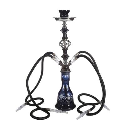 China 2021 New High End Custom Travel Hookah Hookah Portable New Piece Hookah Luxury Straight Hookah for sale