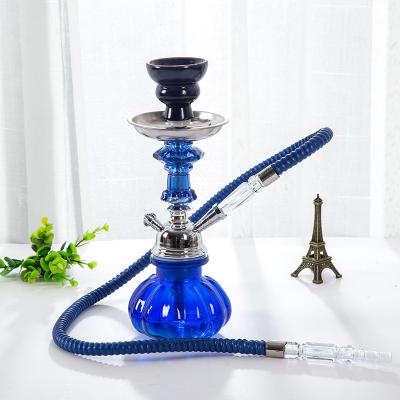 China New Arrival High End Cheap Portable Exquisite Fashion Small Blue Acrylic Hookah Hookah High Quality For Man And Women for sale