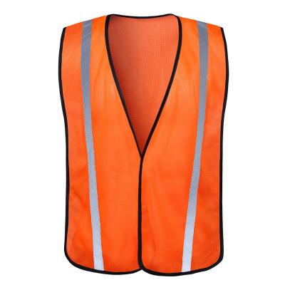 China Wholesale Custom Wholesale Traffic Mesh Cheap Fluorescent Work Mesh Application Scenes Safety Reflective Vest for sale