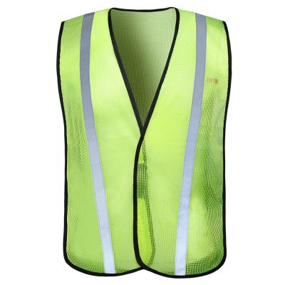 China Custom Wholesale Hi Vis Traffic Reflective Safety Vest Fluorescent Logo Work Mesh Cheap Multiple Scenes Application for sale